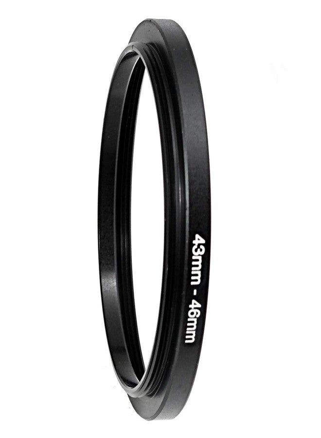 Fotasy (2 Pcs) 43-46MM Step-Up Ring Adapter, 43mm to 46mm Step Up Filter Ring, 43mm Male 46mm Female Stepping Up Ring for DSLR Camera Lens and ND UV CPL Infrared Filters - Image 3