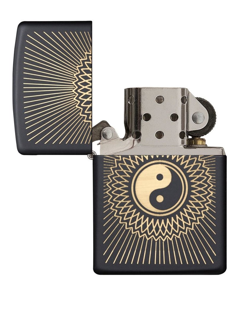 Zippo 29423 218 Yin & Yang 2 Black Matte Windproof Lighter - Image 4