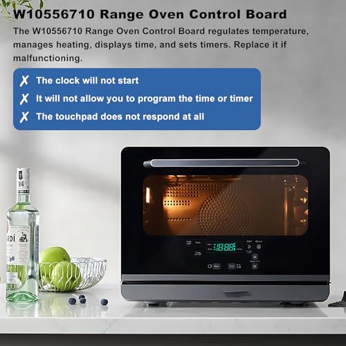 folosem W10556710 Suitable for Whirlpool Control Board，Suitable for Whirlpool Oven Control Panel，Replaceable Parts WPW10556710, AP6022910, 3281104, PS11756247 - Image 5