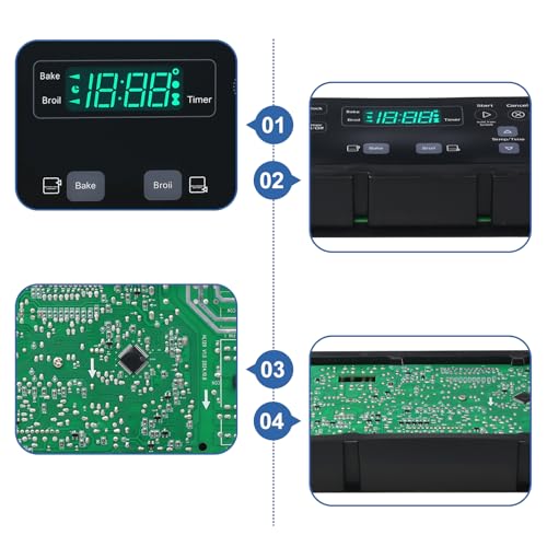 folosem W10556710 Suitable for Whirlpool Control Board，Suitable for Whirlpool Oven Control Panel，Replaceable Parts WPW10556710, AP6022910, 3281104, PS11756247 - Image 4