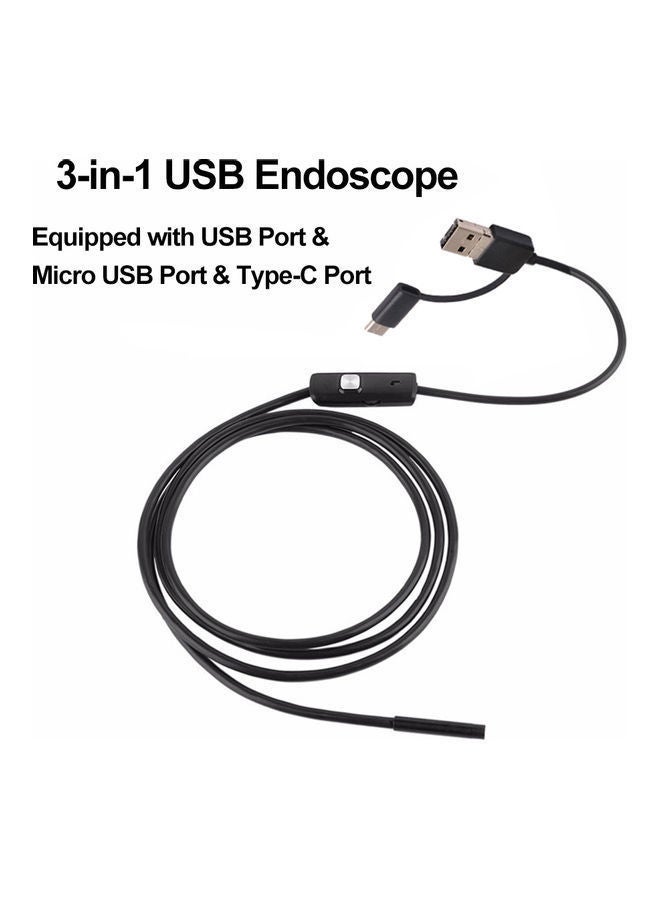 NIBEMINENT 3-In-1 Industrial Endoscope Black - Image 2