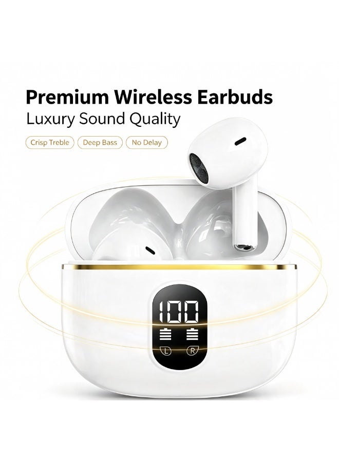 Abmkw Abmkw X90 Earphones Tws Wireless Headphones With Led Display Stereo Headset Touch Control Earbuds Noise Reduction Z9CACBA3B294B4571E8A4Z