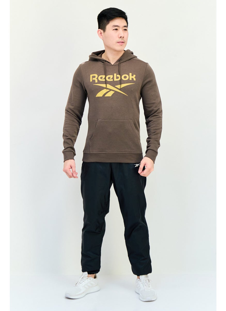 Reebok Men Sportswear Fit Long Sleeves Running Sweatshirt, Olive  - Image 4