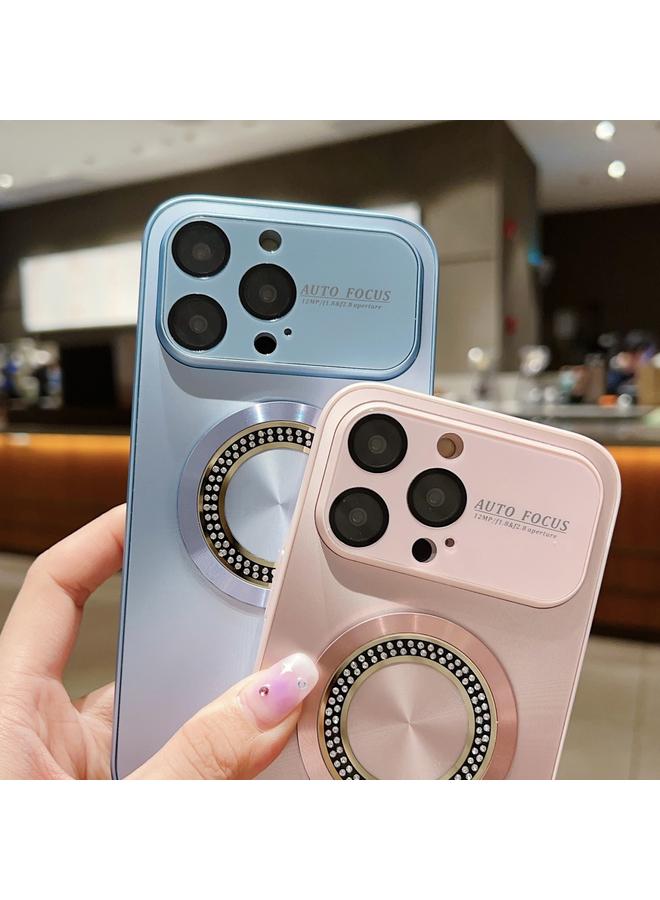 S-TOP Case For iPhone 13 Large Window Diamond Magnifier Magnetic Phone Case - Image 4