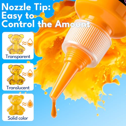 LET'S RESIN 8-Color Resin Pigment Paste, 8*1.06oz Highly Concentrated Epoxy Resin Color Pigment for Translucent to Opaque Coloring - Easy Mix, Leak-Proof Bottle for Jewelry, DIY Crafts, River Tables - Image 3