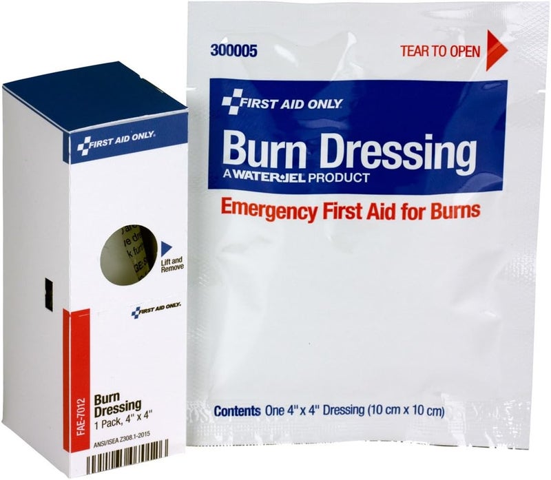First Aid Only FAE7012 Burn Dressing Burn Bandage Refill 4 x 4 - Image 1