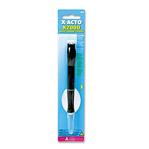 X-Acto X2000 No-Roll Rubber Barrel Knife with #11 Replaceable Blade and Safety Cap (X3724) - Image 2