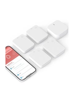 SYOSI 4 Pack Smart Water Leak Detector & Zigbee Hub Kits, Water Sensor Alarm Compatible with Alexa and Google Home, Sensitive Leak and Drip Alert, for Kitchen, Bathroom, and Basement  - Image 1
