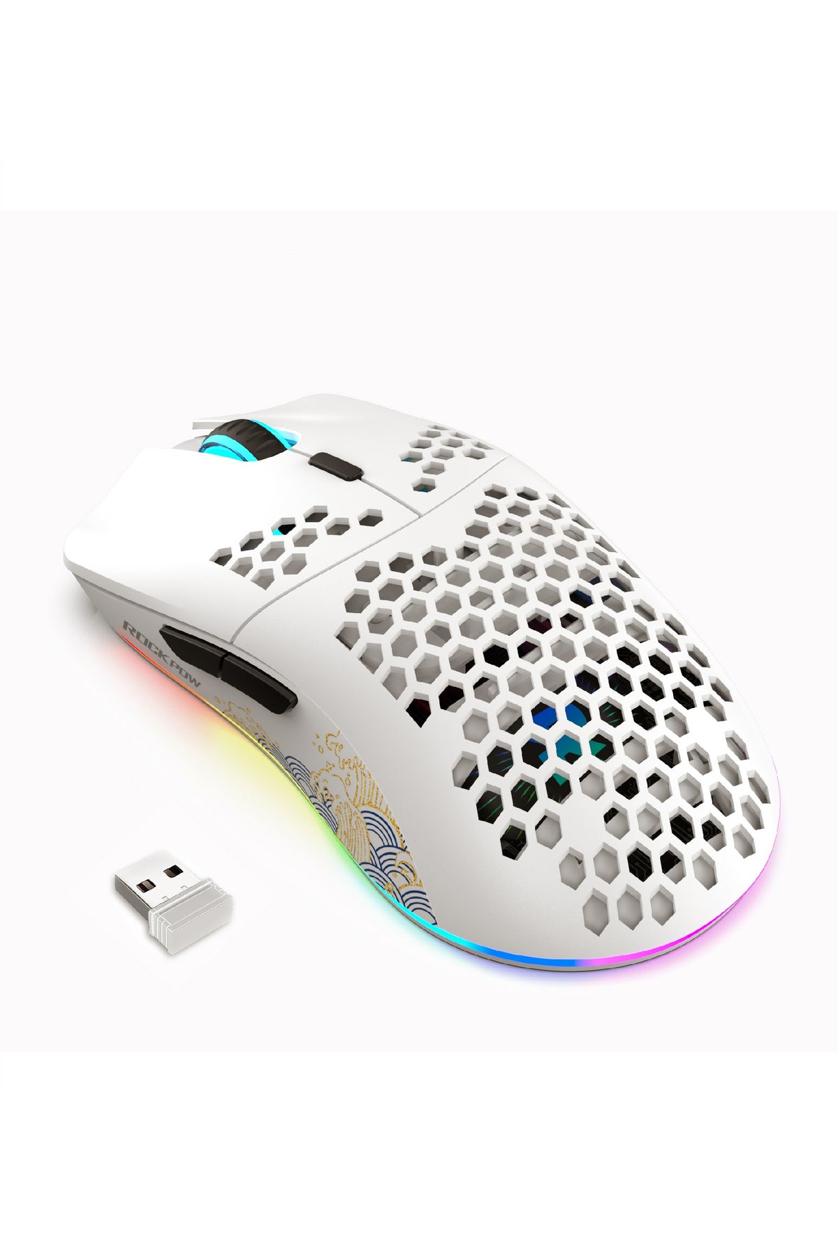rockpow Rockpow Wireless Gaming Mouse Honeycomb Ultralight 80 g Z9CACFD42FB2CC157EF14Z