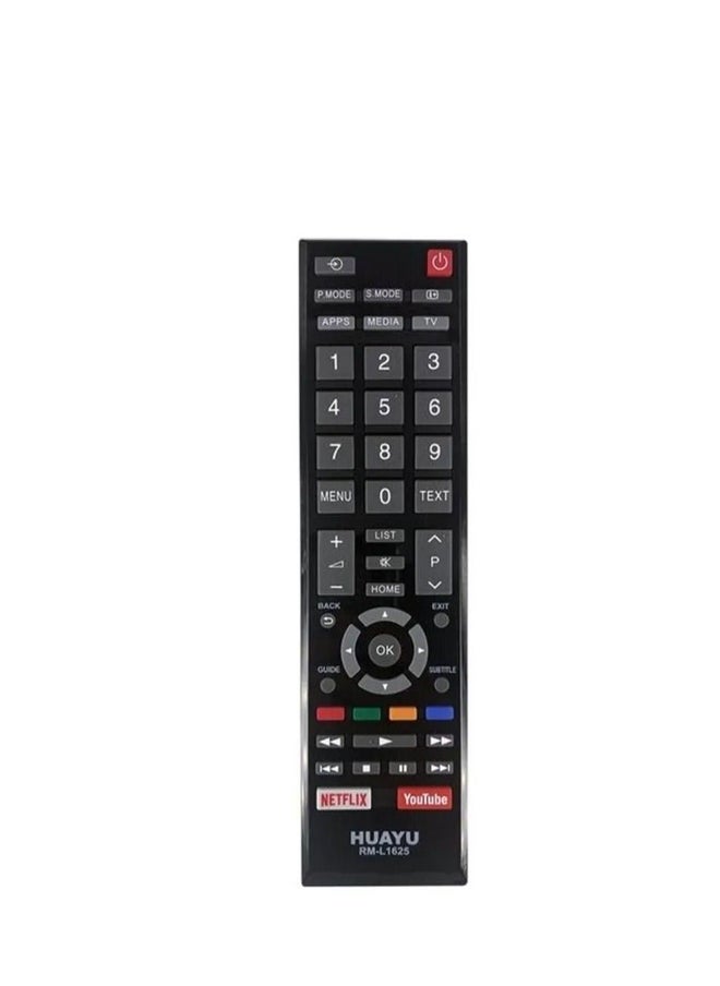 Huayu Smart TV Remote Control Black