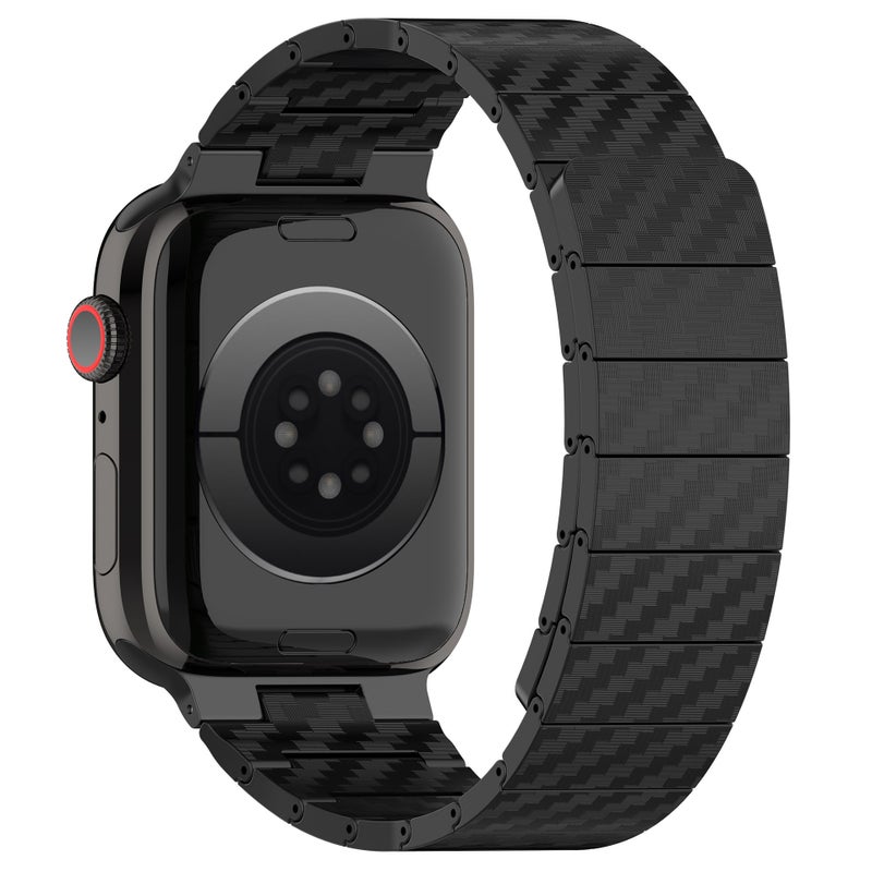 Carbon Fiber Magnetic Band for Apple Watch New ArrivalsBlack Magnetic 42/44/45/49mm Black Magnetic 42/44/45/49mm