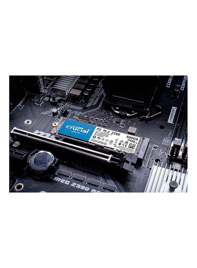 crucial P2 CT500P2SSD8 Internal SSD, Up to 2400 MB/s (3D NAND