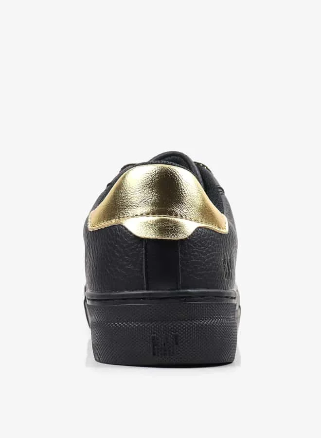 GAP Women's Panelled Lace-Up Low Ankle Sneakers