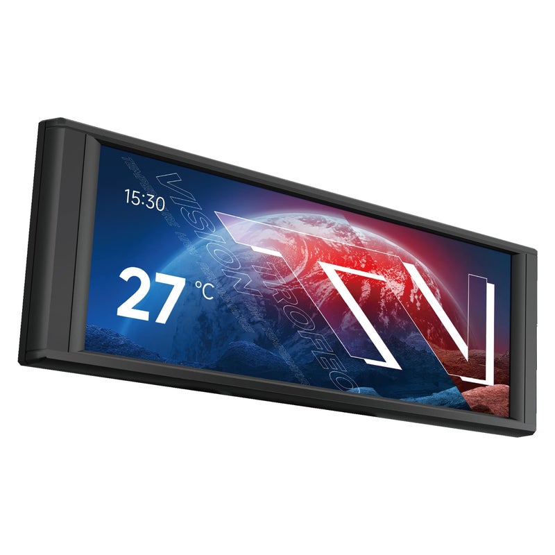 Thermalright Trofeo Vision LCD Black Edition Case SubDisplay Features a 686inch FullColor LCD Display 1280x480 Resolution with a Magnetic Panel Screen Supporting DIY DynamicStatic Images - Image 2