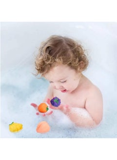 Manos Colourful Fruit Shaped Chuchu Baby Bath Toys, Set of 6  - Image 5