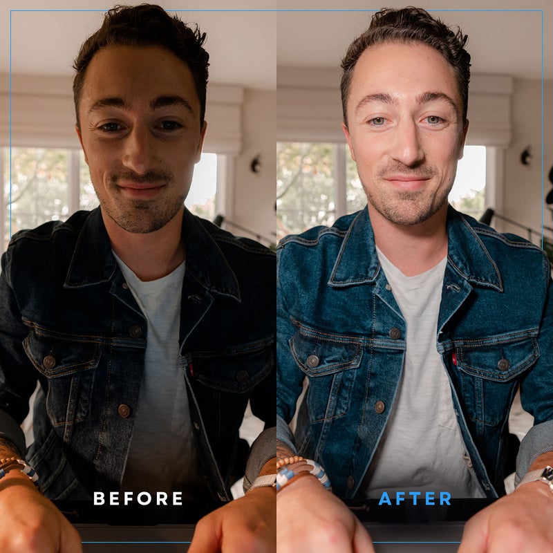 Lume Cube Broadcast Lighting Kit Live Stream Webcam Light for Computer & Laptop Enhance Video Calls Streaming & Vlogging Include Adjustable Tripod & Clip Mount Adjust Brightness & Color Temperature - Image 2