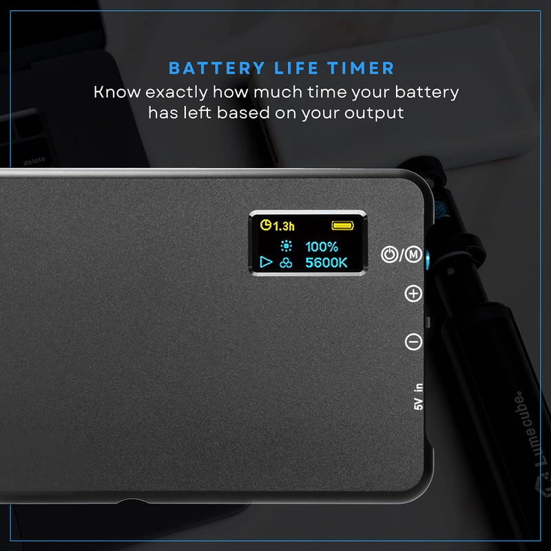 Lume Cube Broadcast Lighting Kit Live Stream Webcam Light for Computer & Laptop Enhance Video Calls Streaming & Vlogging Include Adjustable Tripod & Clip Mount Adjust Brightness & Color Temperature - Image 5