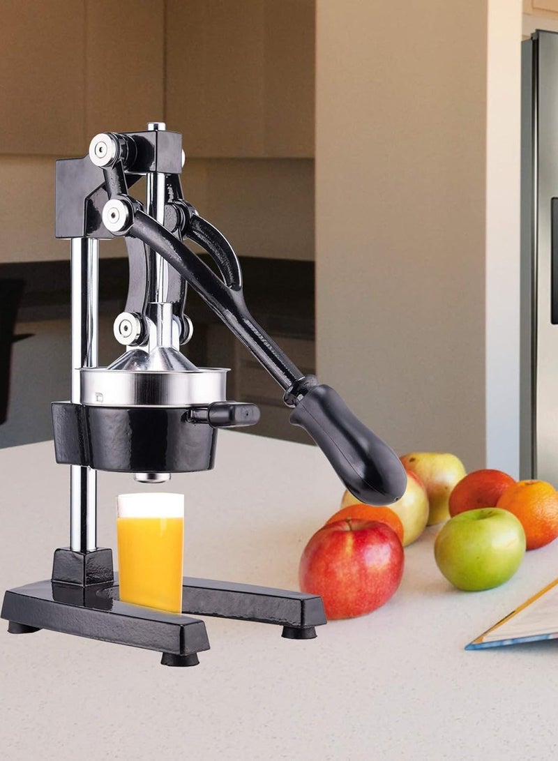 بيتشو عصارة حمضيات احترافية من الحديد الزهر، عصارة يدوية تجارية عالية الجودة لعصر الفاكهة الطازجة، عصارة يدوية لعصير الفاكهة بالبرتقال والليمون والرمان، عصارة يدوية للمنزل والمطبخ والمقاهي والمطاعم والمزيد - Image 2