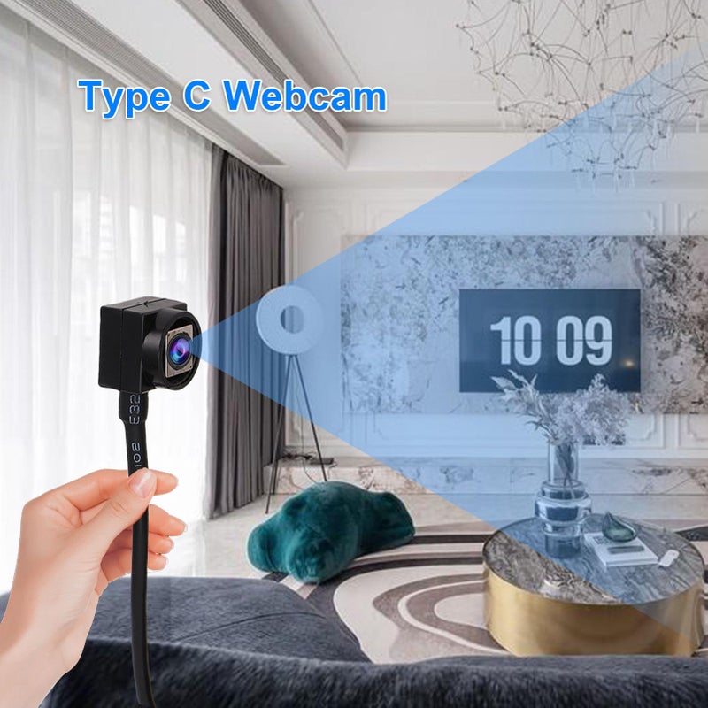 USB Webcam HD 8MP Auto Focus Noise Canceling Microphone for Online Meeting Streaming Video Conference - Image 5