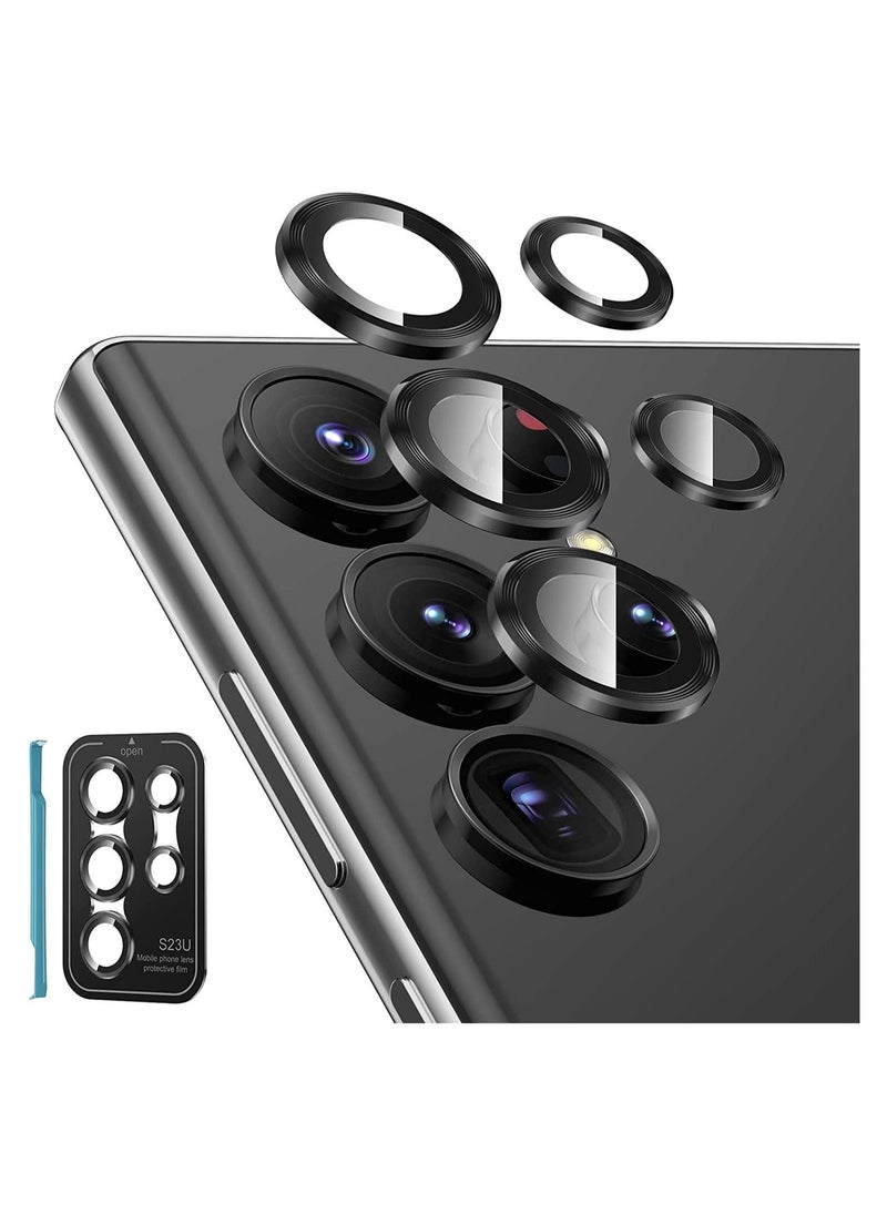 vesus Samsung Galaxy S23 Ultra Camera Lens Protector, HD Tempered Glass Metal Lens Screen Protector Cover for Galaxy S23 Ultra 5G Accessories - Image 1