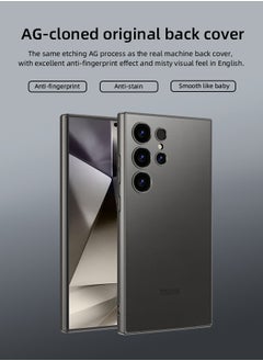 ZORIK ZORIK for Samsung Galaxy S24 Ultra Case Slim Fit Ultra-Thin Super Soft TPU [Guardian Series] S24 Ultra Phone Back Cover Light Protective Matte Finish Coating Shockproof Case for Men Woman-BLACK  - Image 4