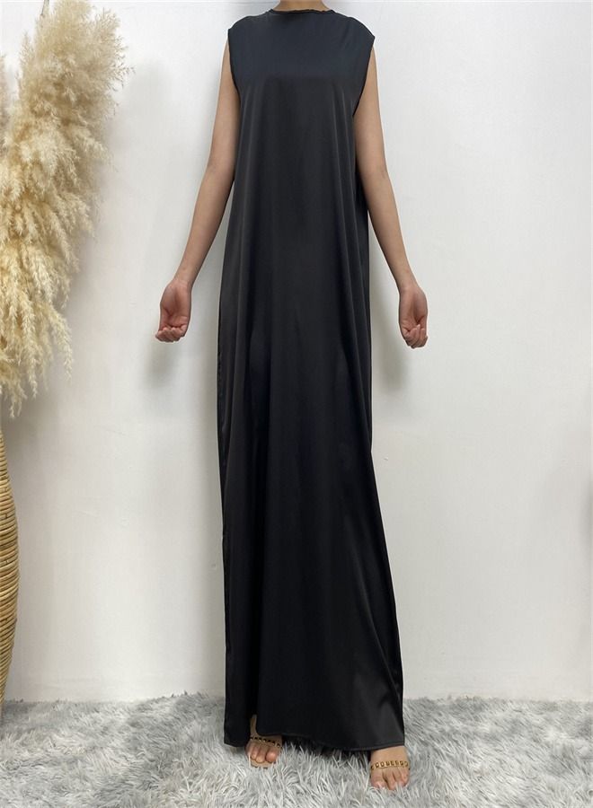 Loquat Casual Fit With Tank Top Dress Black  - Image 1