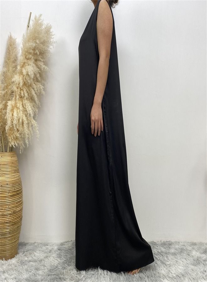 Loquat Casual Fit With Tank Top Dress Black  - Image 2