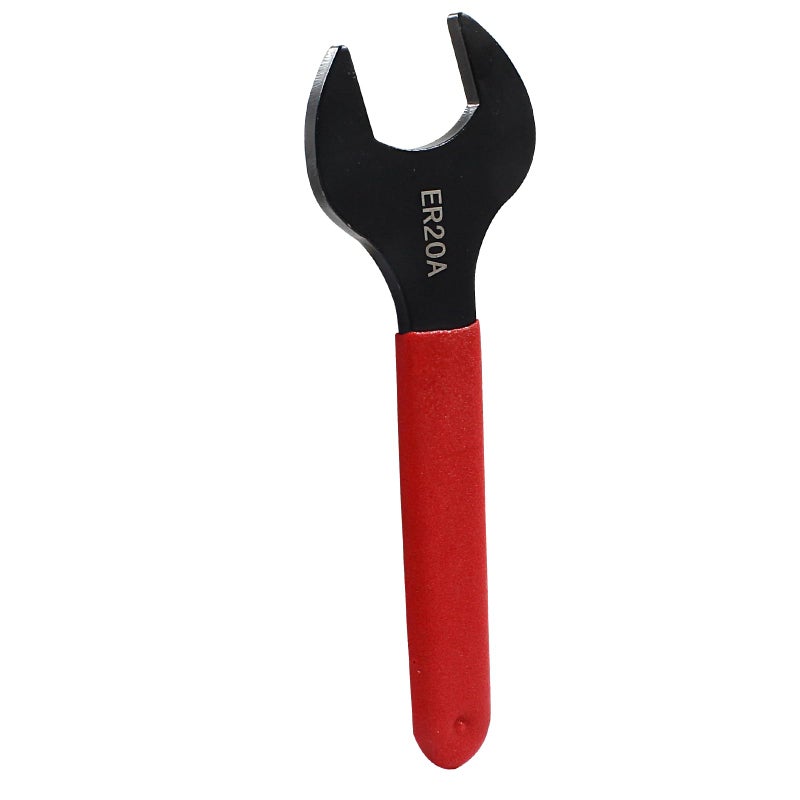 Moicstiy Collet Chuck Wrench Spanner for ER20A Clamping Nut with Red Nonslip Handle