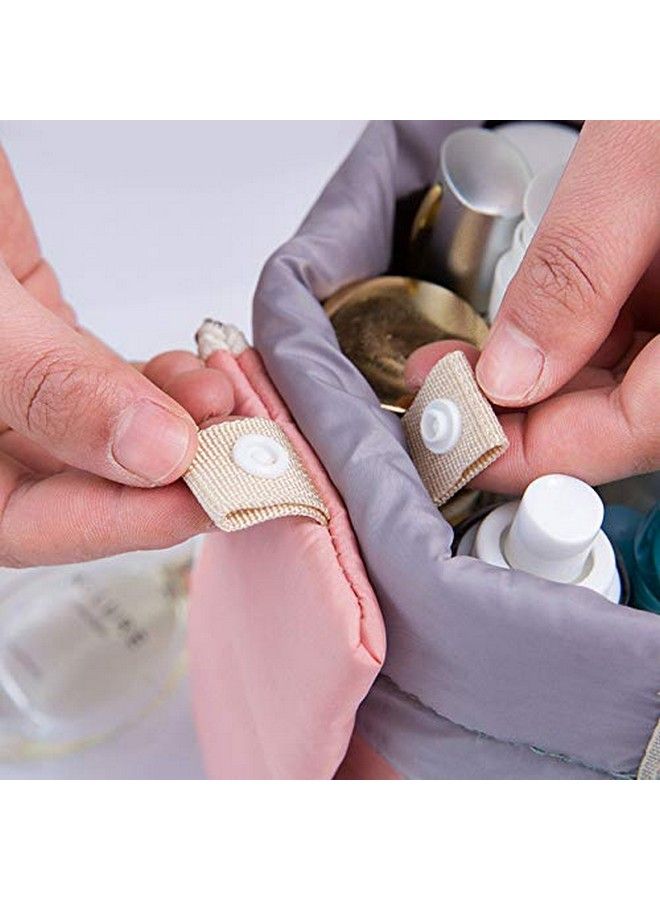 Clomana Bucket Barrel Shaped Travel Dresser Pouch Cosmetic Makeup Bag For Girl (Multicolour) - Image 4