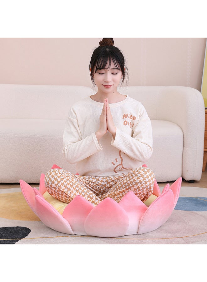 Shake Tone Same Lotus Terrace Lotus Throne Plush Futon Wishing Merit Office Good Luck Cushion Gift-Specifications:40cm(0.23kg)-Color:Lotus Seat  - Image 4