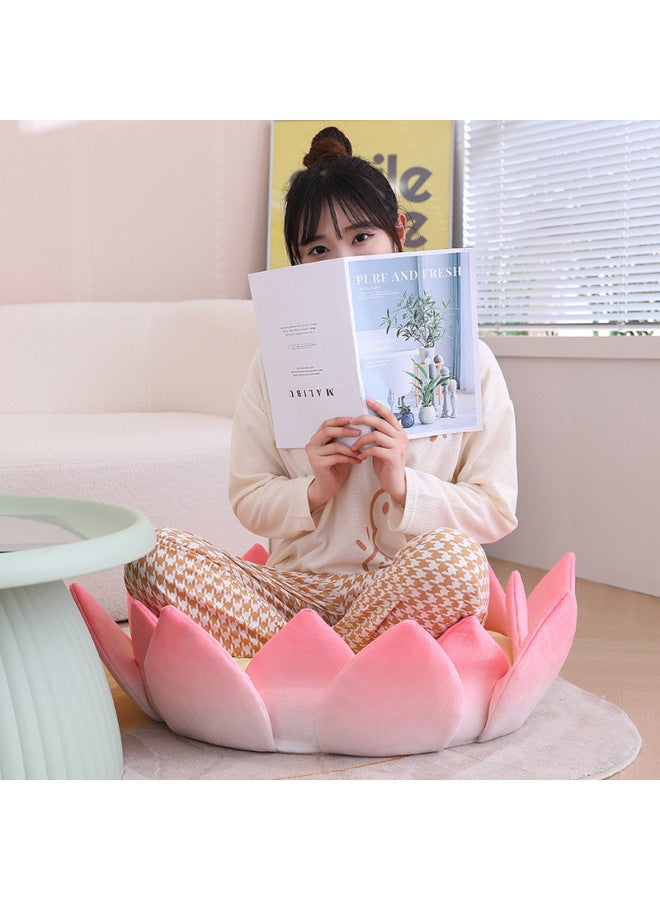 Shake Tone Same Lotus Terrace Lotus Throne Plush Futon Wishing Merit Office Good Luck Cushion Gift-Specifications:40cm(0.23kg)-Color:Lotus Seat  - Image 3