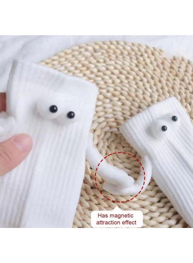 Smilelife جوارب مغناطيسية لحمل اليدين من سمايل لايف، زوجان - هدايا مرحة للنساء والرجال، والأزواج، والمراهقين، والأصدقاء (أسود وأبيض) - Image 1