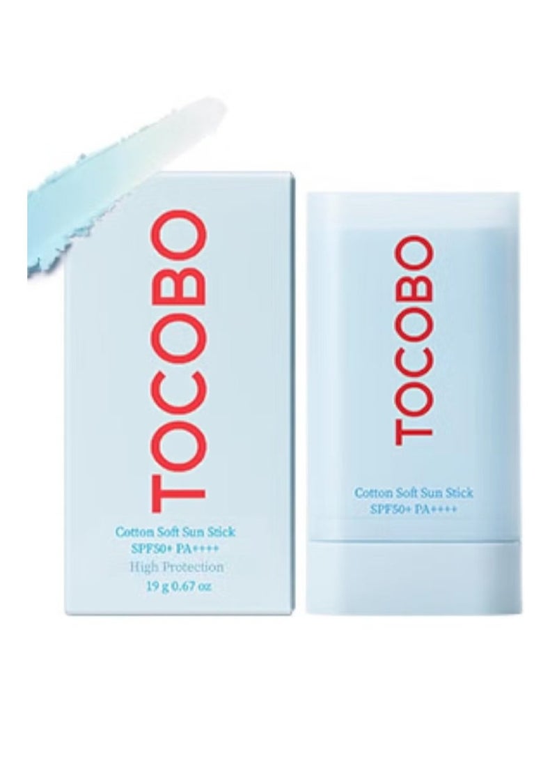 Tocobo Cotton Soft Sun Stick SPF50+ PA++++ 19g High Protection - Image 1