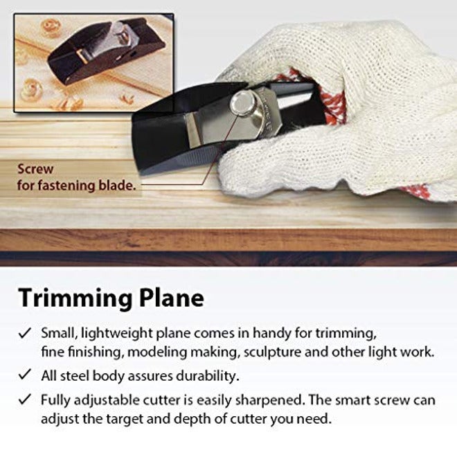 Verstinfo H5406 Aluminum Miter Box Set with Thin Kerf Slot, with Mini Saw and Trimming Plane, 45/90/135 Degree Slot Angles - Image 4