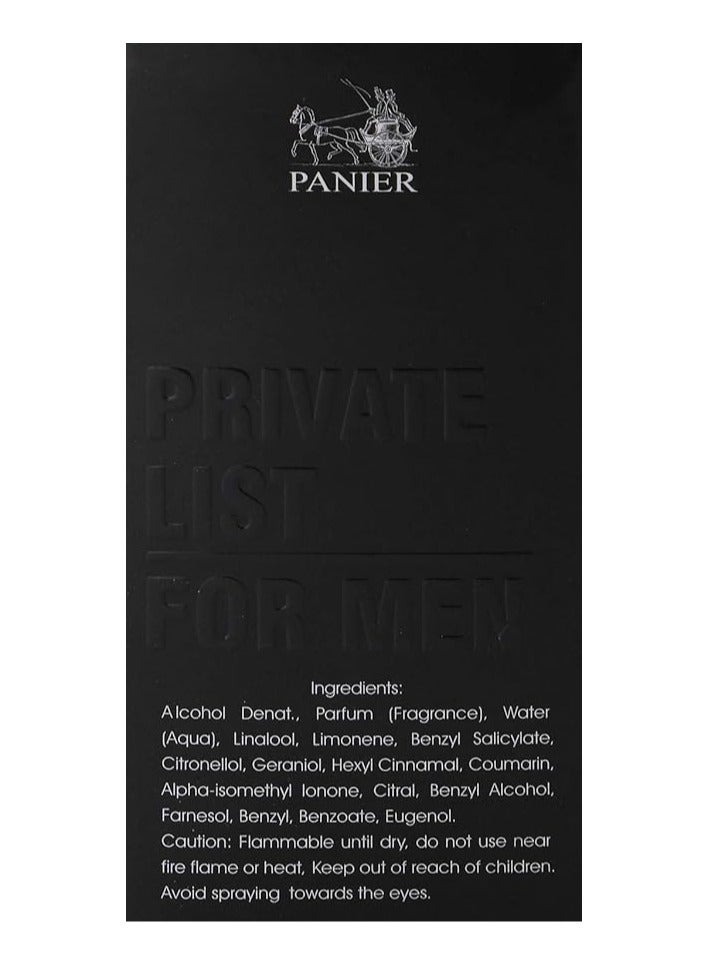بينيا بريفايت ليست أو دي بارفان من بانير للرجال 100 مل - Image 3