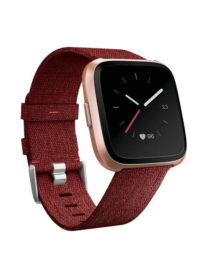 Replacement Strap For Huami 1 / Huami 2 / Ticwatch 1 / Ticwatch Pro / Samsung Galaxy Watch 46mm / S3 / Huawei Watch 2 Pro / GT / Honor Magic Nylon Canvas Watch Band Red