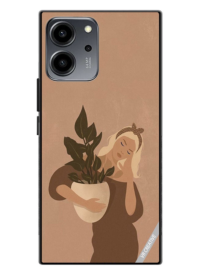 VR CREATIVE Protective Case Cover For Honor 80 SE Holding Vase Design Multicolour - Image 1