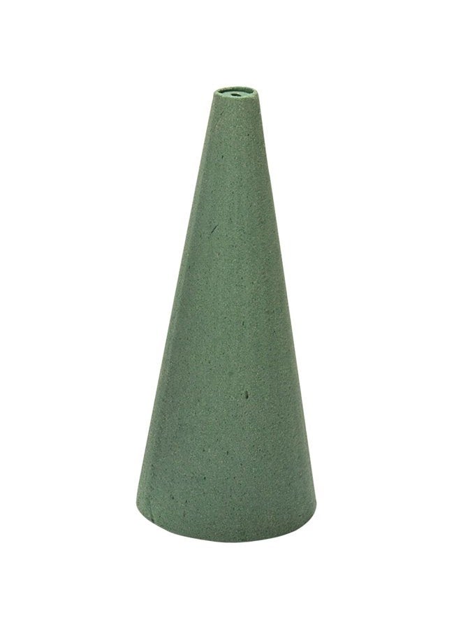 FloraCraft Floral Desert DryFōM Cone 3.8 Inch x 8.8 Inch Green - Image 2