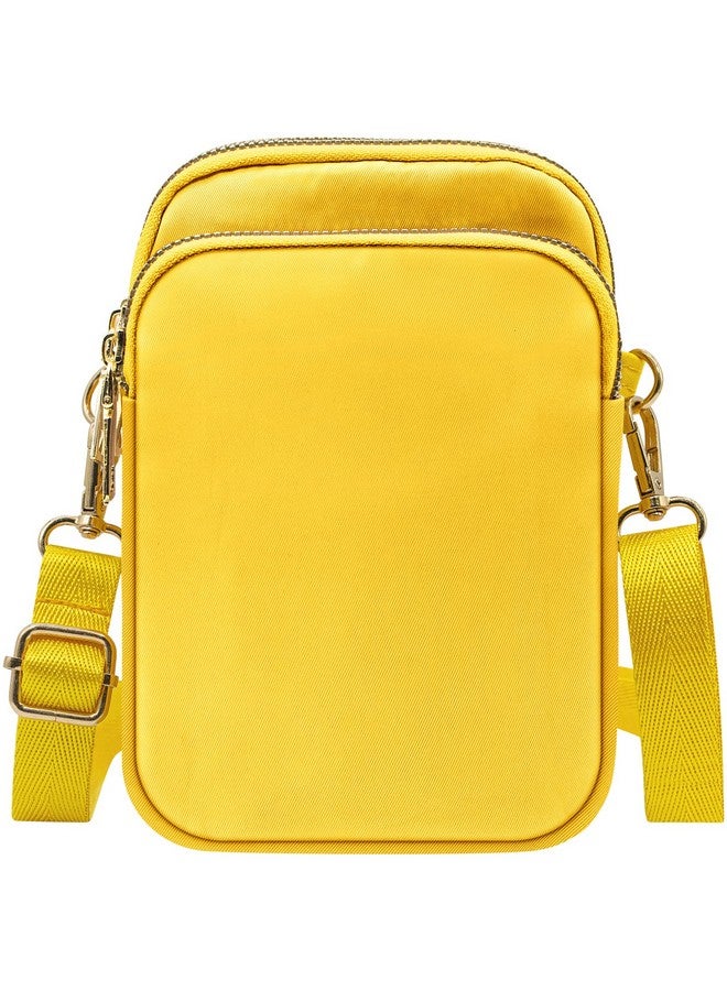 YINHEXI Small Crossbody Bags For Women Trendy Crossbody Cell Phone Shoulder Bags Purses For Women With Adjustable Strap (Yellow)  - Image 1