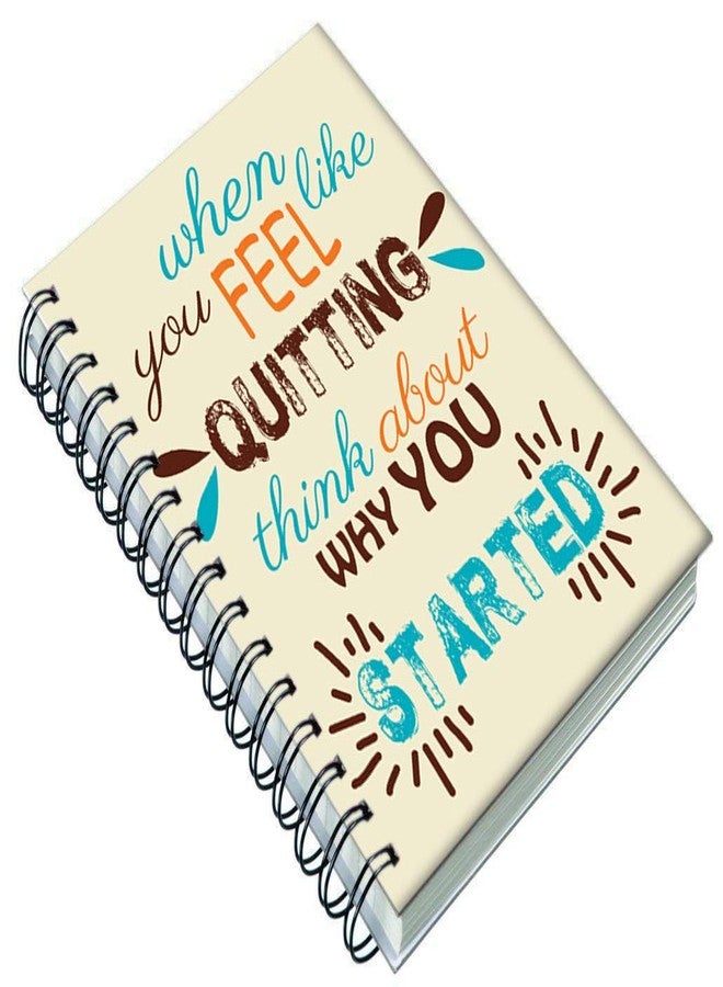 AccuPrints wiro Hard bound Size -A5 (6 by 9 inch) Notebook Diary Ruled 200 pages-Notebook Diary (Multicolor) - Image 4