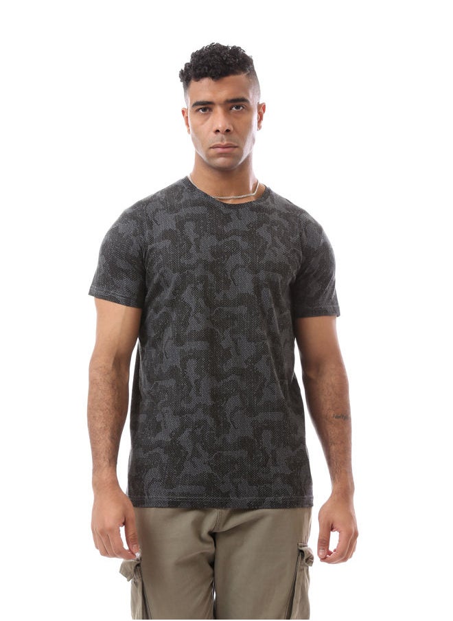 Camouflage Pattern Dark & Charcoal Grey Cotton T-Shirt - pzsku/Z9CAE3BC71AABA2648E26Z/45/_/1686491345/290e483b-c846-48a1-8594-4cebfb5fcbad