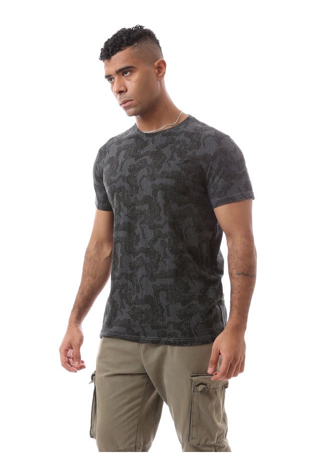 Camouflage Pattern Dark & Charcoal Grey Cotton T-Shirt - pzsku/Z9CAE3BC71AABA2648E26Z/45/_/1686491346/63ce821a-6190-40cb-943d-7f5dd6585a5e