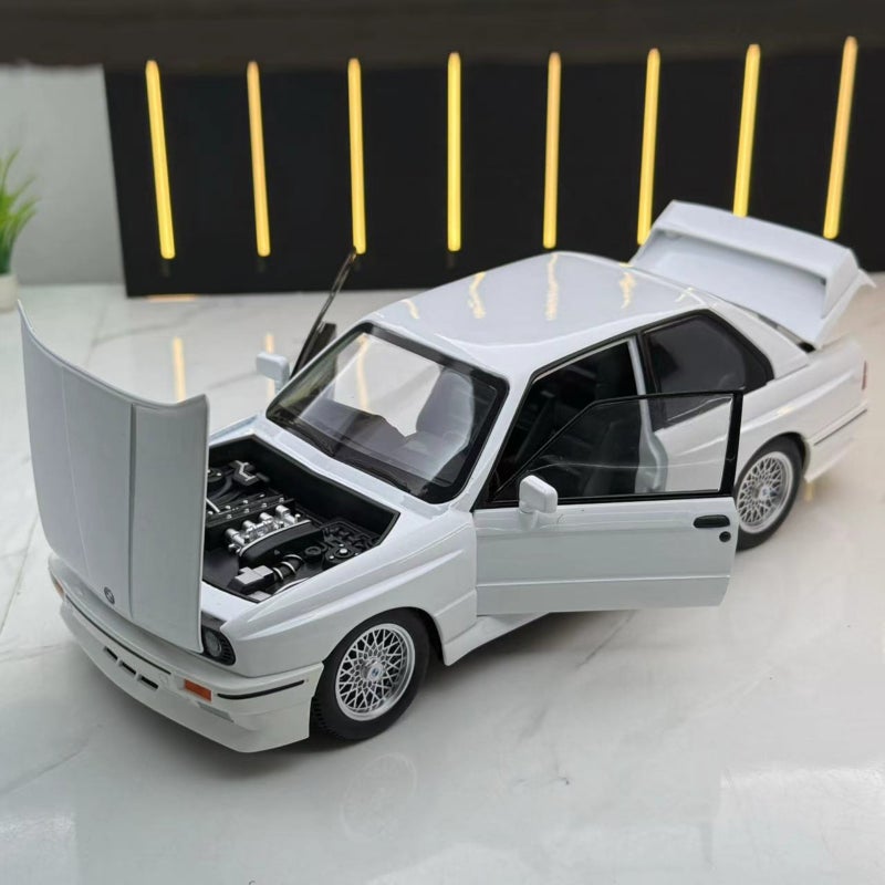 BMW BMW M3 alloy acousto-optic pull-back simulation car model/white foam box - Image 3