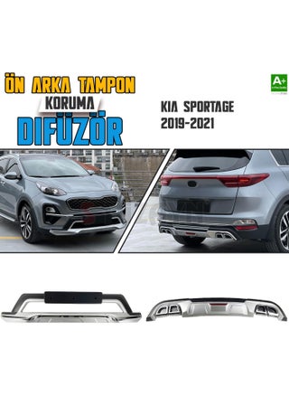 S-Design Kia Sportage Front and Rear Bumper Protection Diffuser Set 2019-2021 A+ Quality - pzsku/Z9CAE4D414E43949FB272Z/45/_/1737014892/e468944a-d706-4627-a313-d7404103fefc