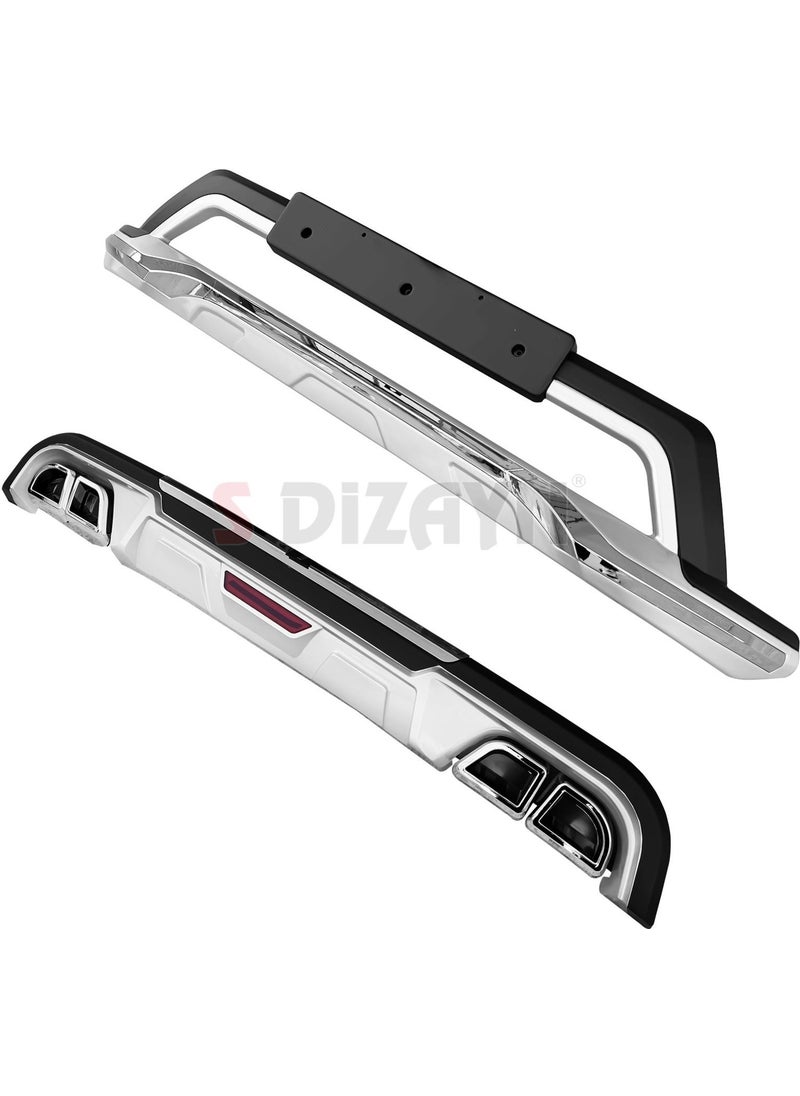 S-Design Kia Sportage Front and Rear Bumper Protection Diffuser Set 2019-2021 A+ Quality