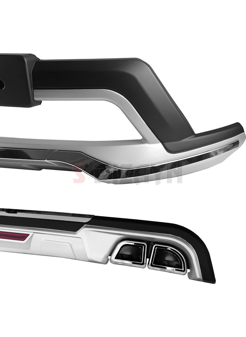 S-Design Kia Sportage Front and Rear Bumper Protection Diffuser Set 2019-2021 A+ Quality
