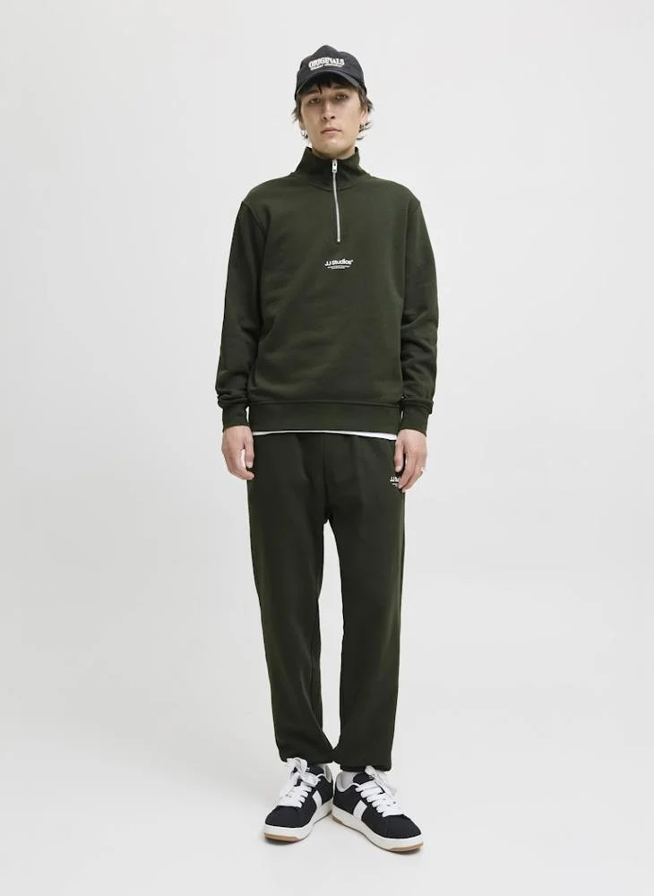 JACK & JONES Jjesoho Quarter Zip Sweatshirt