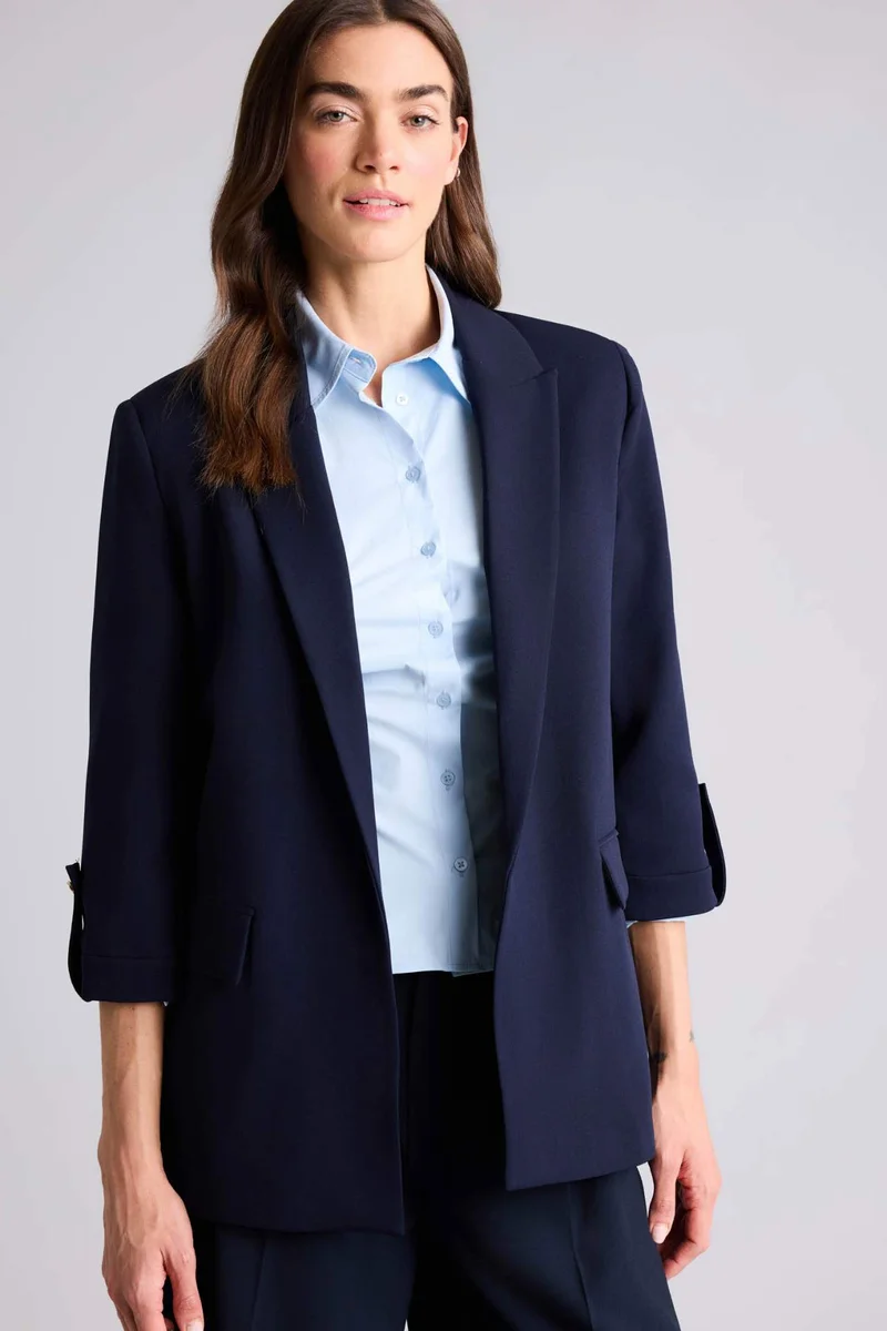 ديفاكتو Regular Fit Jacket Collar Blazer