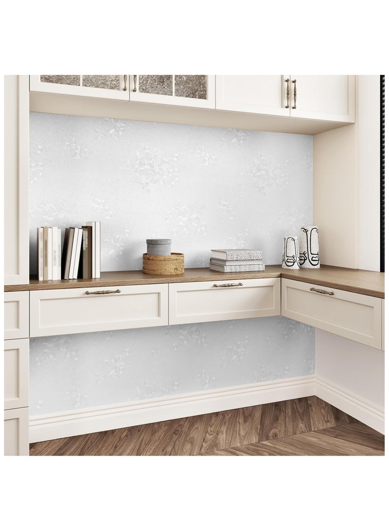 Anna 40cm x 10m Waterproof and Moisture-Proof Solid Color Self-Adhesive PVC Wallpaper - Image 4