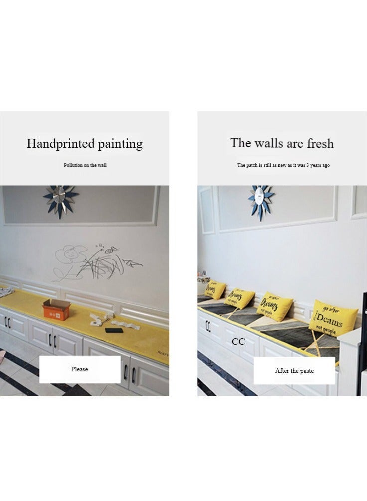 Anna 40cm x 10m Waterproof and Moisture-Proof Solid Color Self-Adhesive PVC Wallpaper - Image 5